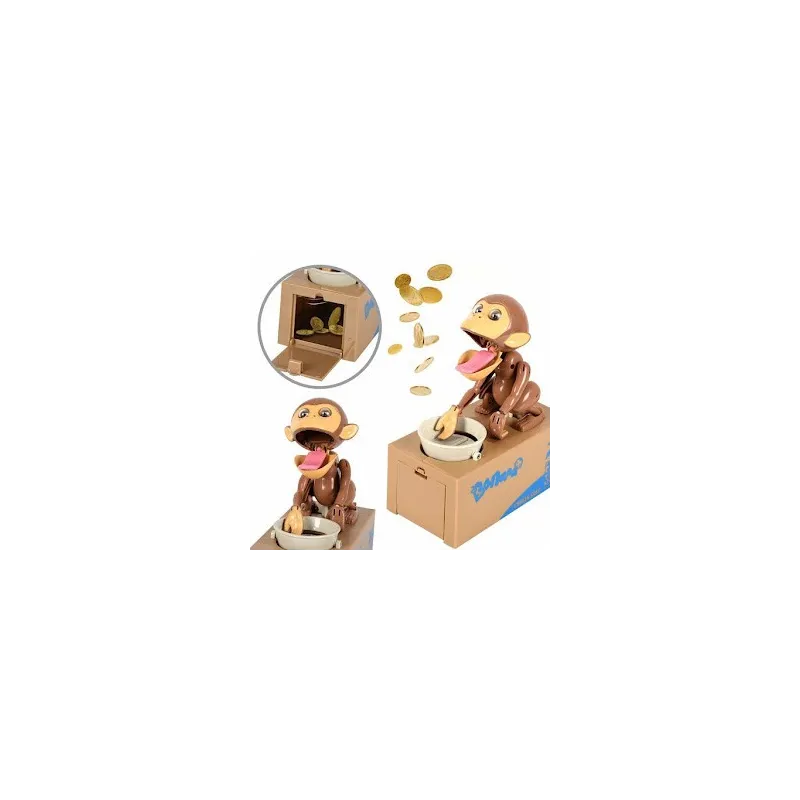 Pusculita interactiva in forma de maimuta red-mag.ro