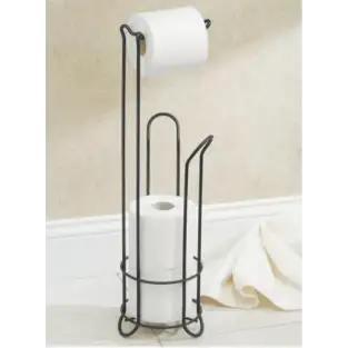Suport metalic pentru hartia igienica, Negru red-mag.ro