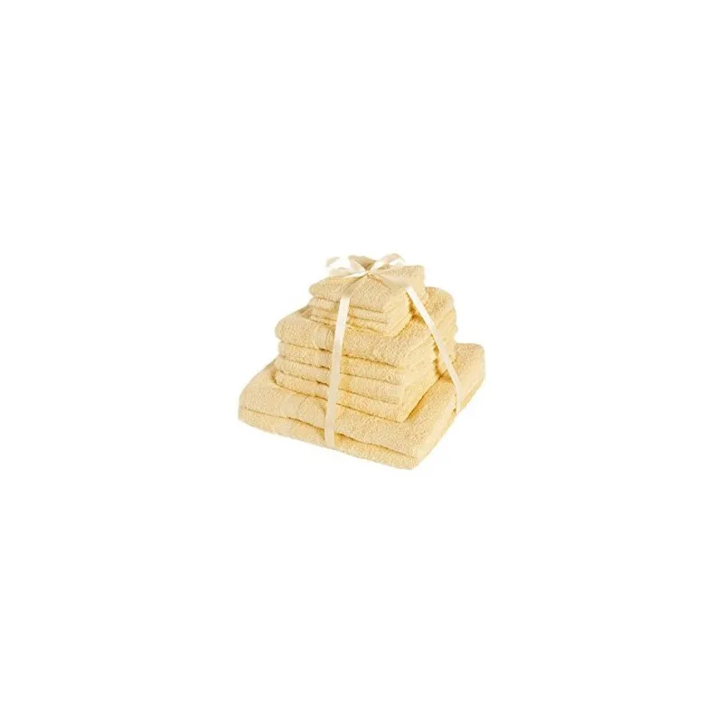 Set 10 prosoape 100% bumbac pieptanat pakistanez red-mag.ro