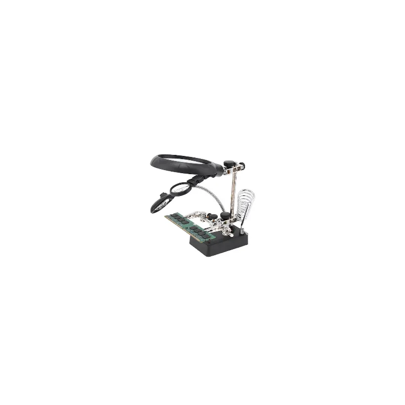 Set lupa cu LED cu stand de lipit si sudare, Andowl Q-GJ5