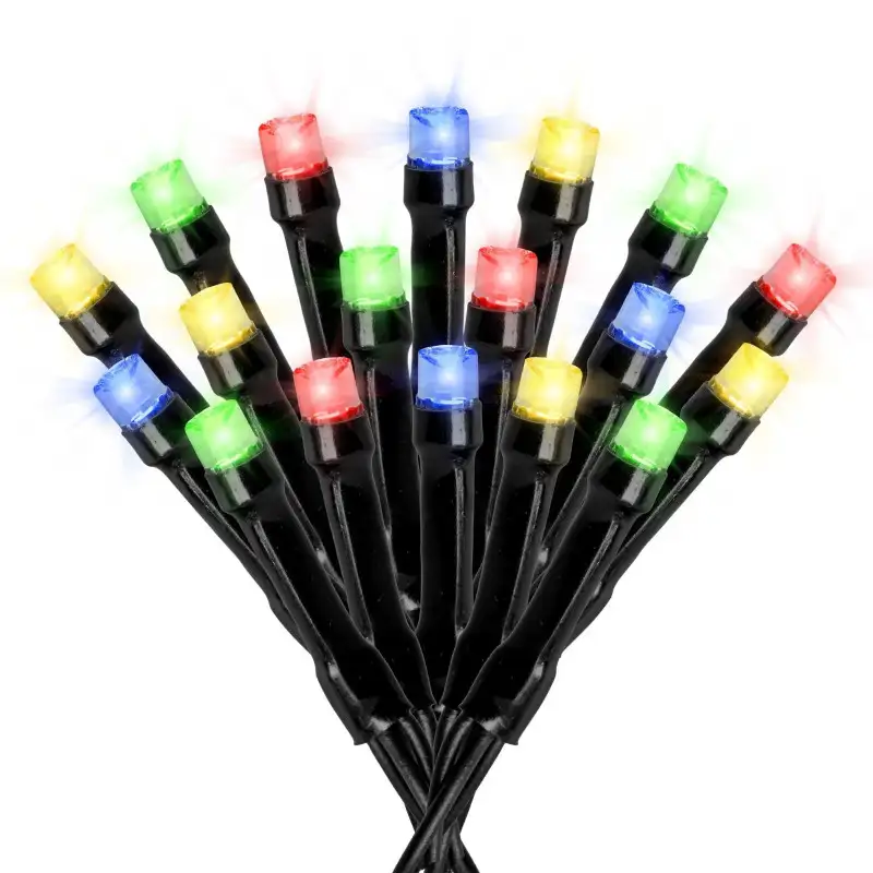 Instalatie 100 LED cu panou solar si controler, lungime 10