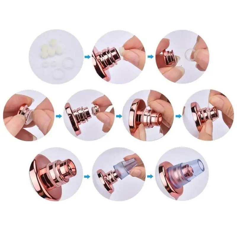 Aparat Vacuum Pressure Cleaner, Alb, Curatare Ten, Acnee, Pori