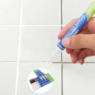 Maker alb, vopsea pentru reparare rosturi faianta sau gresie