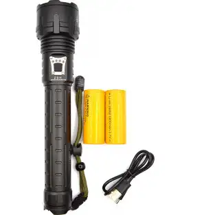 Lanterna LED P160 incarcare USB 10W red-mag.ro