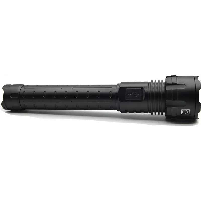 Lanterna LED P160 incarcare USB 10W red-mag.ro