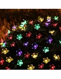Instalatie solara 50 led, model floricele, Ip 44 red-mag.ro