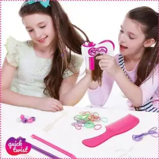 Set pentru impletirea parului cu accesorii incluse red-mag.ro