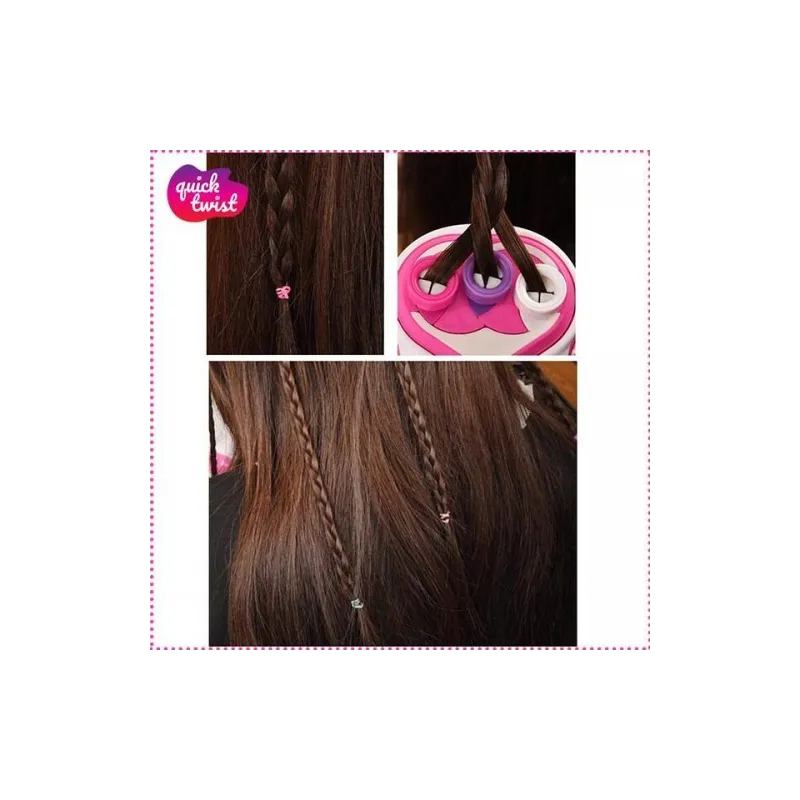 Set pentru impletirea parului cu accesorii incluse red-mag.ro