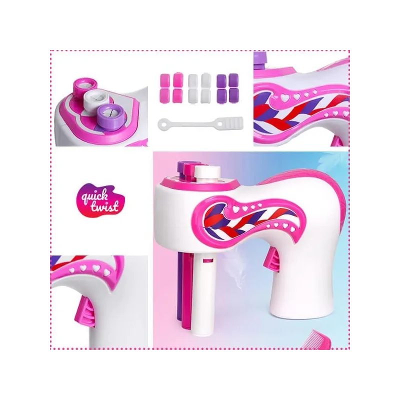 Set pentru impletirea parului cu accesorii incluse red-mag.ro