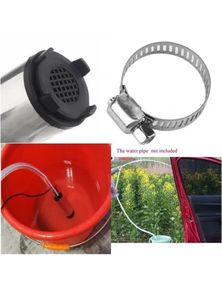 Pompa electrica auto submersibila 12V, 20 l/min, 52 mm