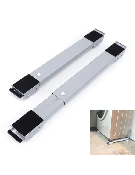 Set 2 x Suport mobil extensibil cu roti, pentru mutare