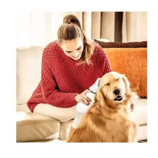 Perie cu feon 2in1 pentru animale red-mag.ro 2