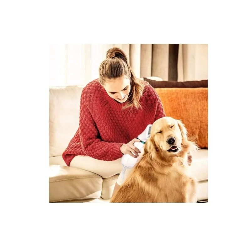 Perie cu feon 2in1 pentru animale red-mag.ro