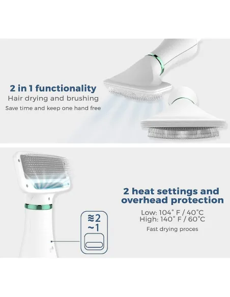 Perie cu feon 2in1 pentru animale red-mag.ro