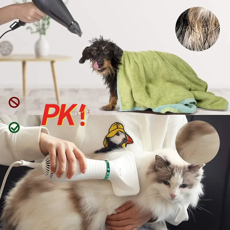 Perie cu feon 2in1 pentru animale red-mag.ro