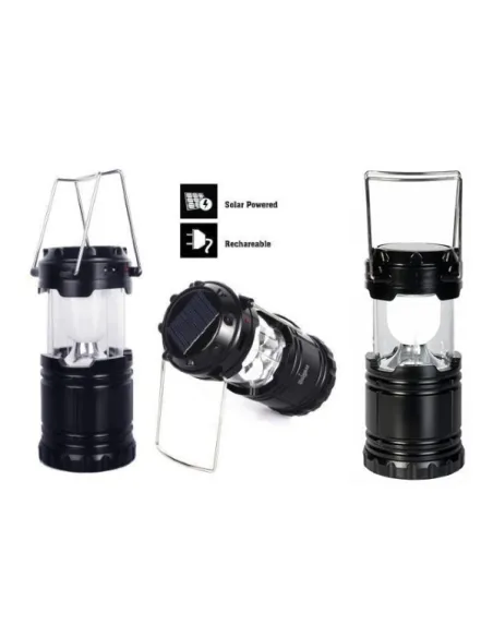 Set 3 x lampa solara reincarcabila cu functie incarcare telefon