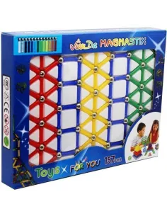 Joc creativ pentru copii, Magnastix 157 piese red-mag.ro 2