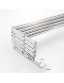 Uscator retractabil din aluminiu, cu prindere in perete, 60x70