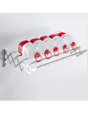 Uscator retractabil din aluminiu, cu prindere in perete, 60x70