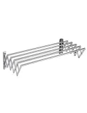 Uscator retractabil din aluminiu, cu prindere in perete, 60x70