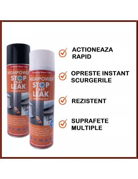 Spray Adeziv Reparare, Hidroizator, Intarire rapida,Highpower