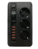 PRELUNGITOR 2 METRI ANDOWL CU 3 PRIZE 220V SI 5 MUFE USB 3.4A