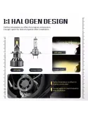 Set 2 Lampi H7 LED V20 30000 Canbus, Alb rece red-mag.ro