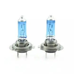 Set 2 becuri Halogen H7, 100W + 20% Intensitate, durata mare de
