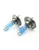 Set 2 becuri Halogen H7, 100W + 20% Intensitate, durata mare de