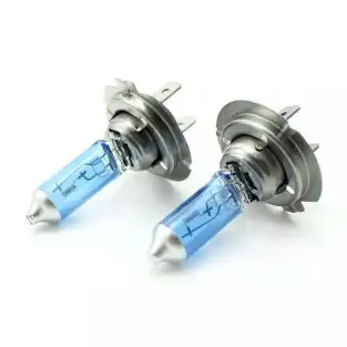 Set 2 becuri Halogen H7, 100W + 20% Intensitate, durata mare de 2