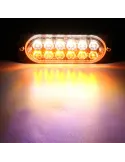 Set 4 x Stroboscop 12 LED, lumina portocalie red-mag.ro