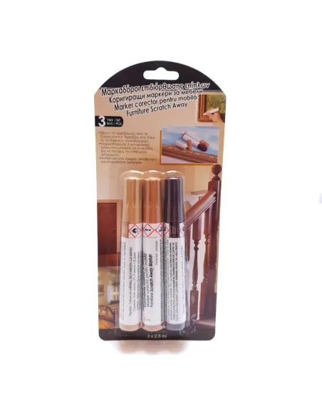 Set 3 marker corector pentru mobila, 3 bucati red-mag.ro