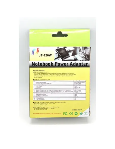 Incarcator universal laptop, 9 conectori, voltaj reglabil 12-24