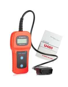 Diagnoza auto Scanner Can OBD2 U480 cu display red-mag.ro 2