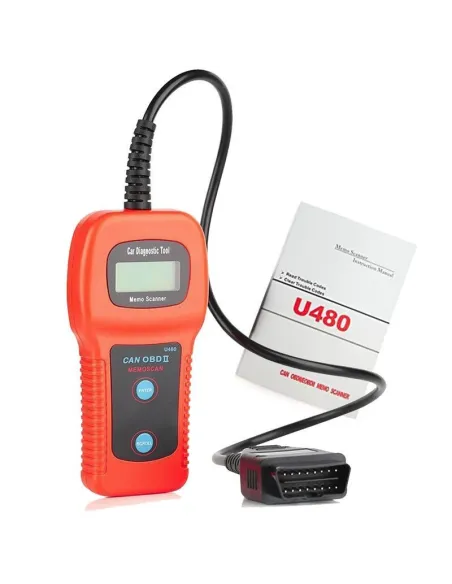 Diagnoza auto Scanner Can OBD2 U480 cu display red-mag.ro