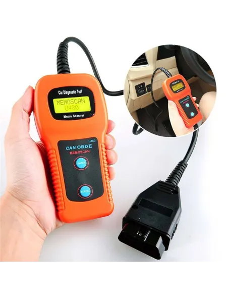 Diagnoza auto Scanner Can OBD2 U480 cu display red-mag.ro