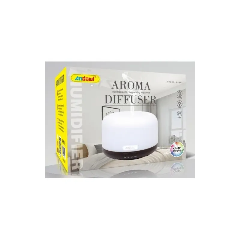 Difuzor uleiuri aromaterapie, 300 ml, led multicolor Andowl