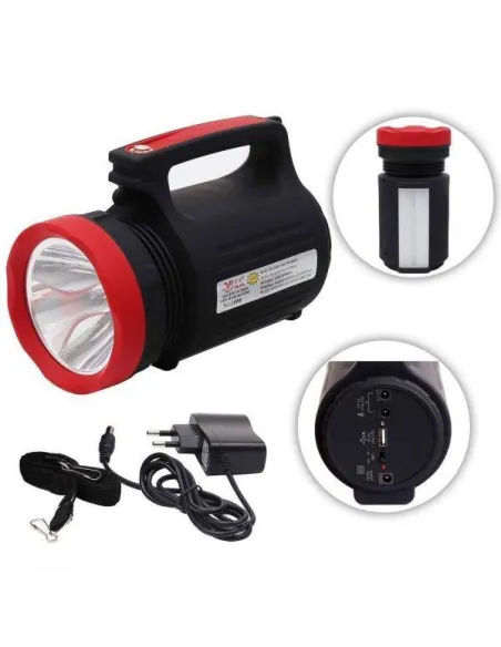 Lanterna puternica LED cu autonomie 20 ore red-mag.ro