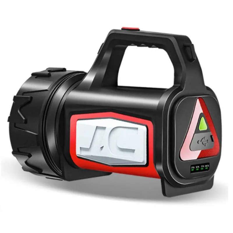 Lanterna LED cu acumulator, 25W Power Bank TD-T12 red-mag.ro