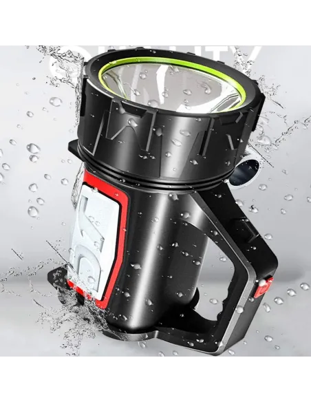 Lanterna LED cu acumulator, 25W Power Bank TD-T12 red-mag.ro