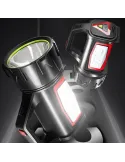 Lanterna LED cu acumulator, 25W Power Bank TD-T12 red-mag.ro