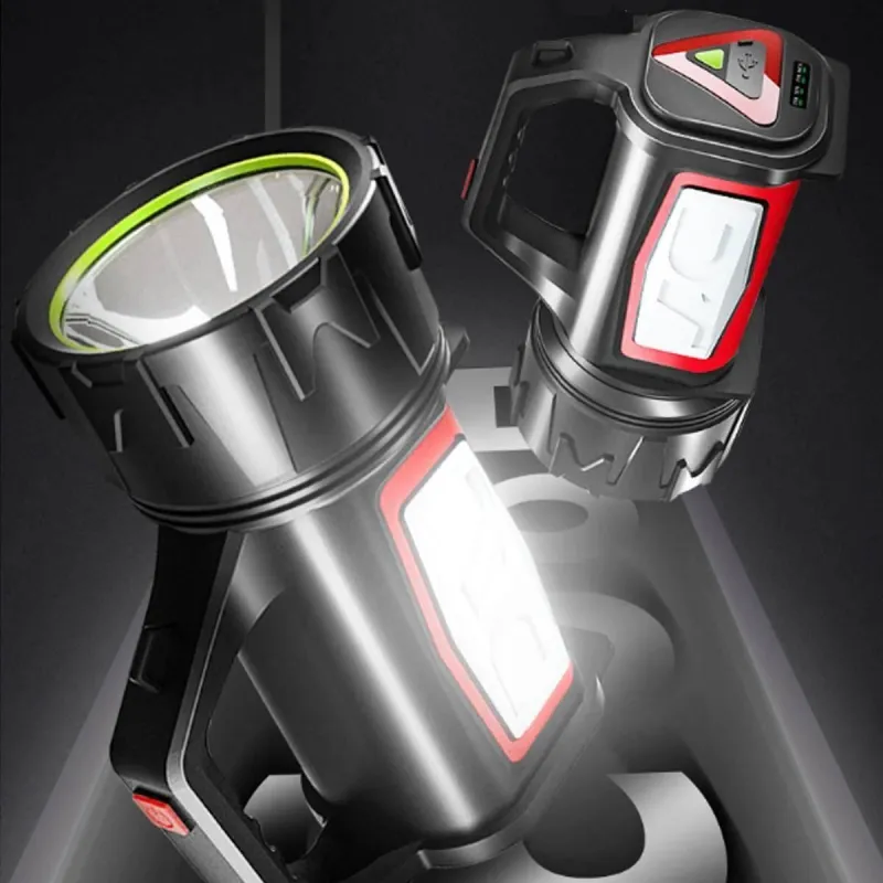 Lanterna LED cu acumulator, 25W Power Bank TD-T12 red-mag.ro