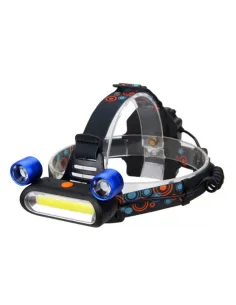 Lanterna de cap reglabila, 3 LED, 3 moduri de lumini red-mag.ro
