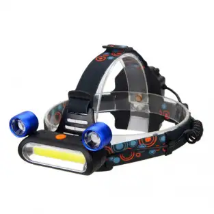 Lanterna de cap reglabila, 3 LED, 3 moduri de lumini red-mag.ro