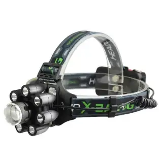 Lanterna de cap cu 8 LED si 6 faze de lumina, model BL-T85-8