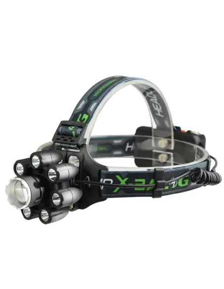 Lanterna de cap cu 8 LED si 6 faze de lumina, model BL-T85-8