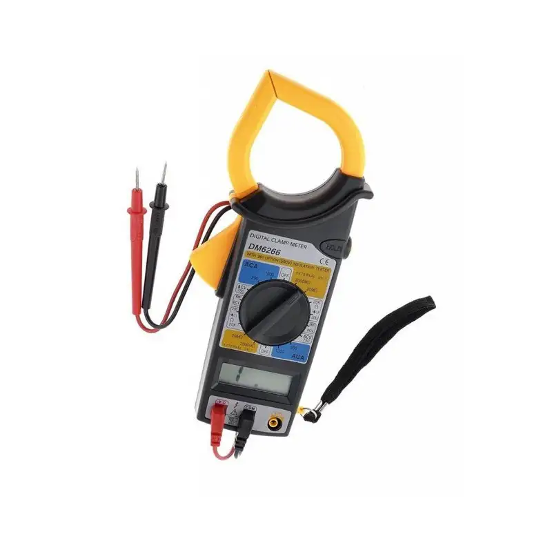 CLAMPMETRU DIGITAL PROFESIONAL CU AFISAJ LCD DM6266 red-mag.ro