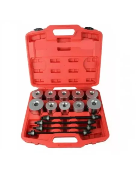 Trusa cu presa pentru bucse si rulmenti cu 4 axe filetante