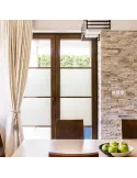 Folie decorativa mata pentru geam, 60 cm x 300 cm, Simple