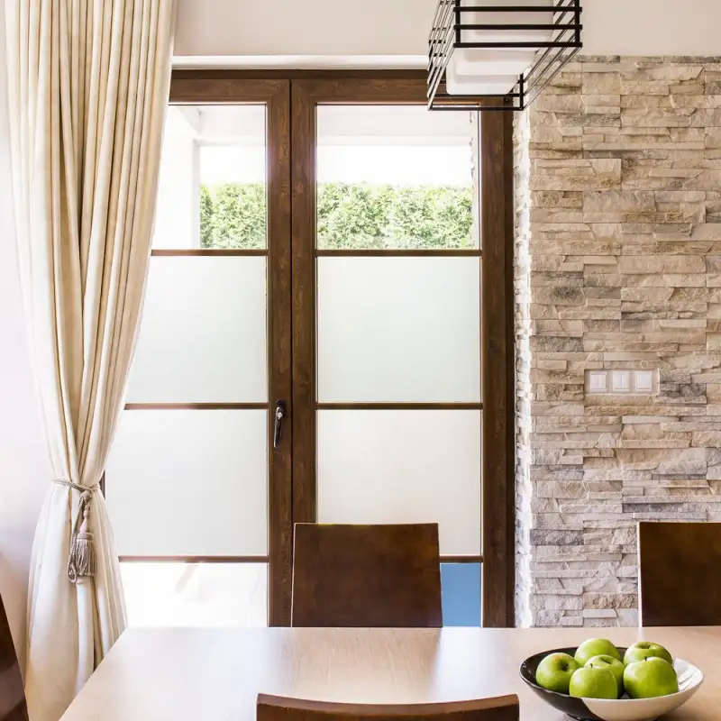 Folie decorativa mata pentru geam, 60 cm x 300 cm, Simple